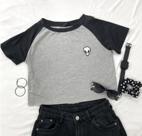 Cropped Cotton T-Shirts